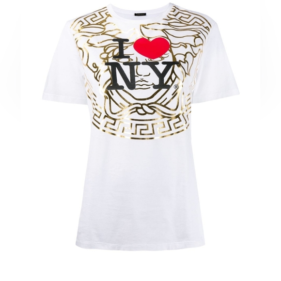Flash Sale⚡️ Host pick🌟VERSACE I Love NY T-Shirt, Optical White - Picture 2 of 7